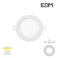 Led-downlights EDM 31602 A G 6 W 320 Lm (4000 K) - thumbnail