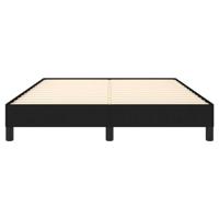 Bedframe stof zwart 140x190 cm - thumbnail