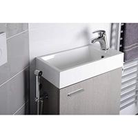 Wastafelmengkraan Sapho met Bidetdouche Chroom (incl. slang) - thumbnail