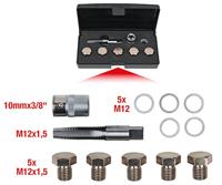 KS Tools 1504915 Olieaftapschroef-schroefdraadreparatieset, 12-delig M12 x 1,5 - thumbnail