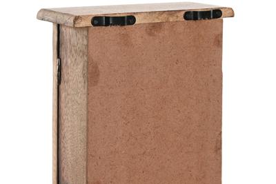 Sleutelkastje Home ESPRIT Wit Natuurlijk 18 x 7,5 x 28 cm Sleutelkastje Home ESPRIT Wit Natuurlijk 18 x 7,5 x 28 cm