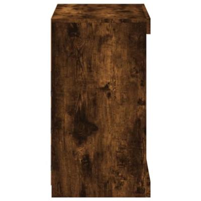 Dressoir met LED-verlichting 60,5x37x67 cm gerookt eikenkleur Dressoir met LED-verlichting 60,5x37x67 cm gerookt eikenkleur