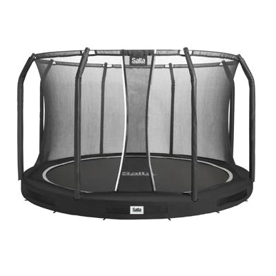 Premium Grond Combo 366cm Trampoline Zwart