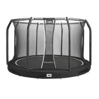 Premium Grond Combo 366cm Trampoline Zwart - thumbnail