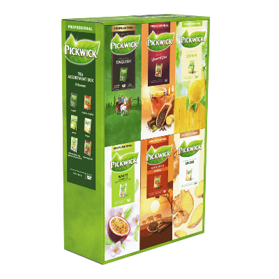 Pickwick thee, combipack 6 smaken, pak van 150 stuks