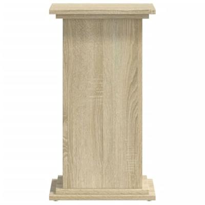 VidaXL Plantenstandaard 33x33x60 cm bewerkt hout sonoma eikenkleurig VidaXL Plantenstandaard 33x33x60 cm bewerkt hout sonoma eikenkleurig
