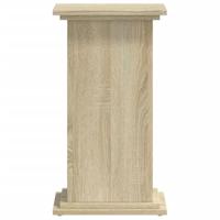 VidaXL Plantenstandaard 33x33x60 cm bewerkt hout sonoma eikenkleurig - thumbnail