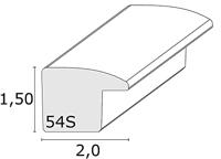 Deknudt Kader in witte schilderlook 13x18 S54SF1 - thumbnail