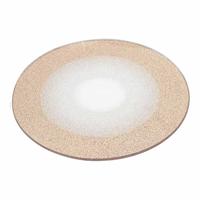 Onderzetter glas glitter 20x0.5cm goud - thumbnail