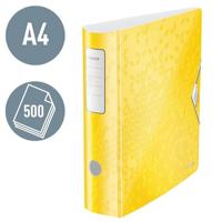 Ordner Leitz WOW active 180° 80mm PP A4 geel | 5 stuks - thumbnail