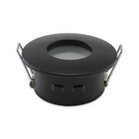 GU10-inbouwarmatuur Marina zwart IP65 - thumbnail