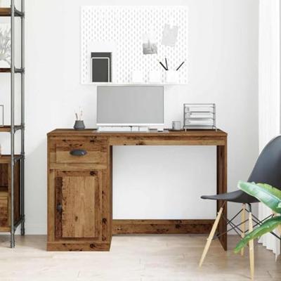 Bureau met lade Oud Hout 50 x 115 x 75 cm Bewerkt hout