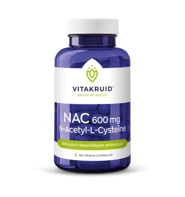 Vitakruid NAC 600 mg N-Acetyl-L-Cysteïne 90