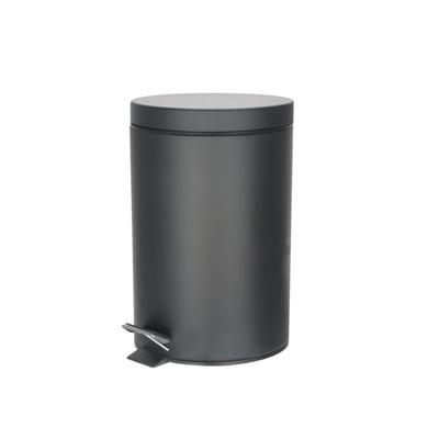 Dutch House Pedaalemmer 3 Liter Rvs Zwart Dutch House Pedaalemmer 3 Liter Rvs Zwart