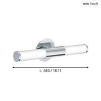 Eglo WandlampPalmera 46cm chroom - 87219 - thumbnail
