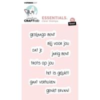 Creative Craftlab • essentials clear stamp nl teksten - thumbnail