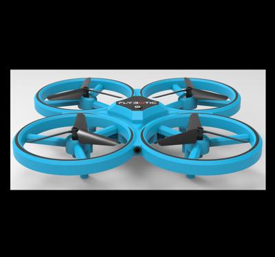 KNIPPERENDE DRONE - Mini drone met LED - FLYBOTIC - Klassieke afstandsbediening + afstandsbediening voor polsbeweging - Looping 360