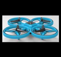 KNIPPERENDE DRONE - Mini drone met LED - FLYBOTIC - Klassieke afstandsbediening + afstandsbediening voor polsbeweging - Looping 360 - thumbnail