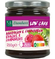 Damhert Confituur aardbei/framboos low carb 210 Gram - thumbnail