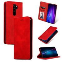 Voor Xiaomi Redmi Note8 Pro retro Skin feel Business magnetische horizontale Flip lederen draagtas (rood) - thumbnail