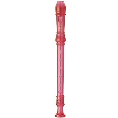 Yamaha YRS20GP sopraanblokfluit Duitse boring, roze