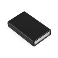 Hammond Electronics 1593TALBK Handbehuizing 112 x 66.5 x 21 ABS kunststof, Aluminium Zwart 1 stuk(s) - thumbnail