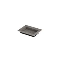 INK Post Wastafel Keramische Slab Envelop Bak met 1 Kraangat - 600x450x10 mm - Armani Grey Mat - thumbnail