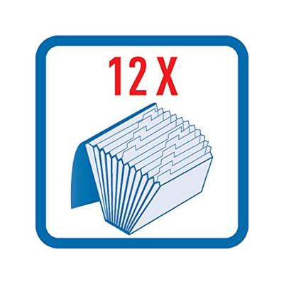 Herlitz Vakkenmap 11208394 DIN A4 Aantal vakken:12 Zwart 1 stuk(s)