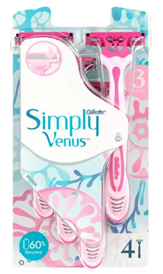 Gillette Gillette Simply Venus 3 - 4 Wegwerpmesjes
