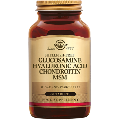 Solgar Glucosamine Hyaluronzuur Chondroitine MSM Tabletten