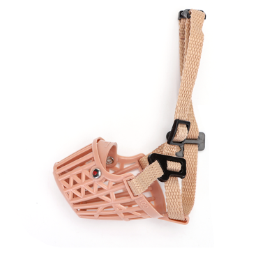 Nobleza Honden muilkorf - Beige - Maat XXS