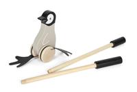 Houten speelgoed benodigdheden / toebehoren grijs - thumbnail