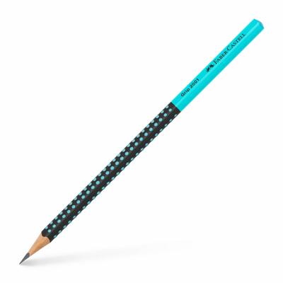 Faber Castell Grafietpotlood Grip 2001 - Zwart/Turquoise