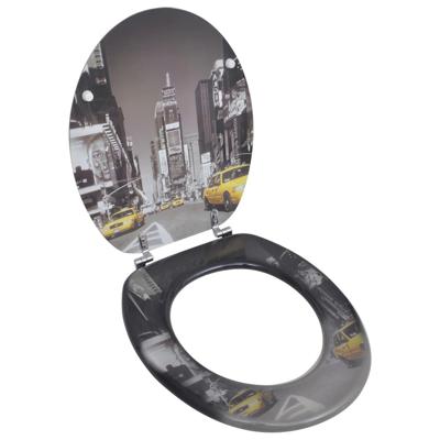 VidaXL Toiletbril van mdf met new york dessin VidaXL Toiletbril van mdf met new york dessin