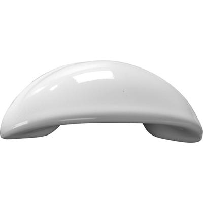 Schelpgreep porselein wit Schelpgreep porselein wit