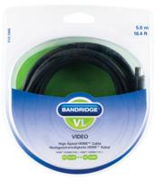 Bandridge Vvl1005 Hdmi-hogesnelheidskabel 5.0 M - thumbnail