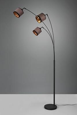 Trio Staande lampDavos taupe 3-lichts - R41553041