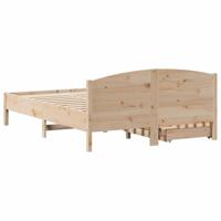 Bedframe zonder matras massief grenenhout 160x200 cm - thumbnail