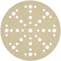 Klingspor Schuurpad met klitbevestiging | GLS 1 150 mm korreling 120 | voor lak korund | Gatenaantal 8 + 1 | 100 stuks - 147093 147093 - thumbnail