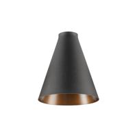 SLV LampenkapLalu Cone zwart 17cm - 1010084 - thumbnail