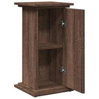 Sokkel met opbergruimte 31x30x60 cm bewerkt hout bruin eiken - thumbnail