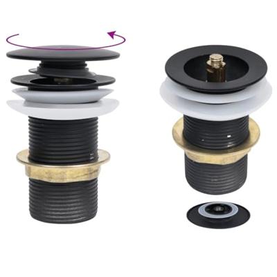 VidaXL Wastafel met kraan en pop-up afvoer gehard glas zwart VidaXL Wastafel met kraan en pop-up afvoer gehard glas zwart