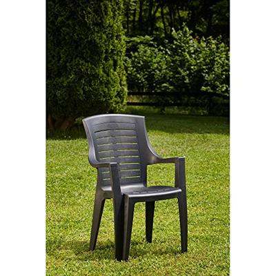 Pro Garden Stoel Talia 55x60x91 cm Antraciet