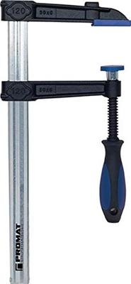 Promat/Tecwerk Schroefklem van tempergietwerk | spanwijdte 600 mm werkbereik 120 mm | 3-componentengreep | 30 x 8 mm - 4000831302 Promat/Tecwerk Schroefklem van tempergietwerk | spanwijdte 600 mm werkbereik 120 mm | 3-componentengreep | 30 x 8 mm - 4000831302