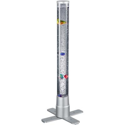 LED Tafellamp 2W Warm Wit 3000K RGB Rond Mat Titaan Kunststof