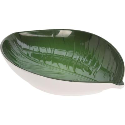 Excellent Houseware Bord melamine bladvorm 23x15cm