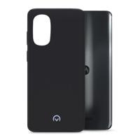 Mobilize Rubber Gelly Case Motorola Moto G82 5G Matt Black - thumbnail