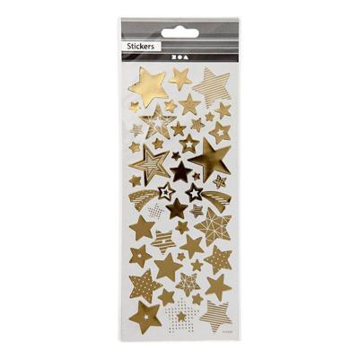 Creativ Company Stickers goud sterren, 1 vel