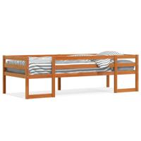 Kinderbedframe massief grenenhout wasbruin 90x200 cm - thumbnail