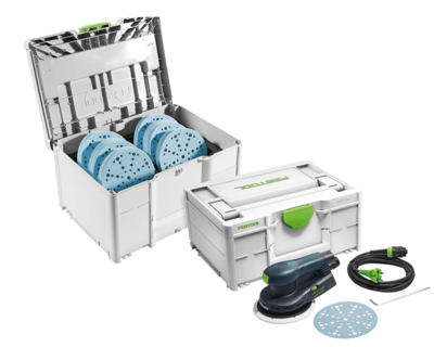 Festool ETS EC 150/5 EQ-SYS GR Excenterschuurmachine + SYS-STF D150 GR-Set in Systainer - 578272